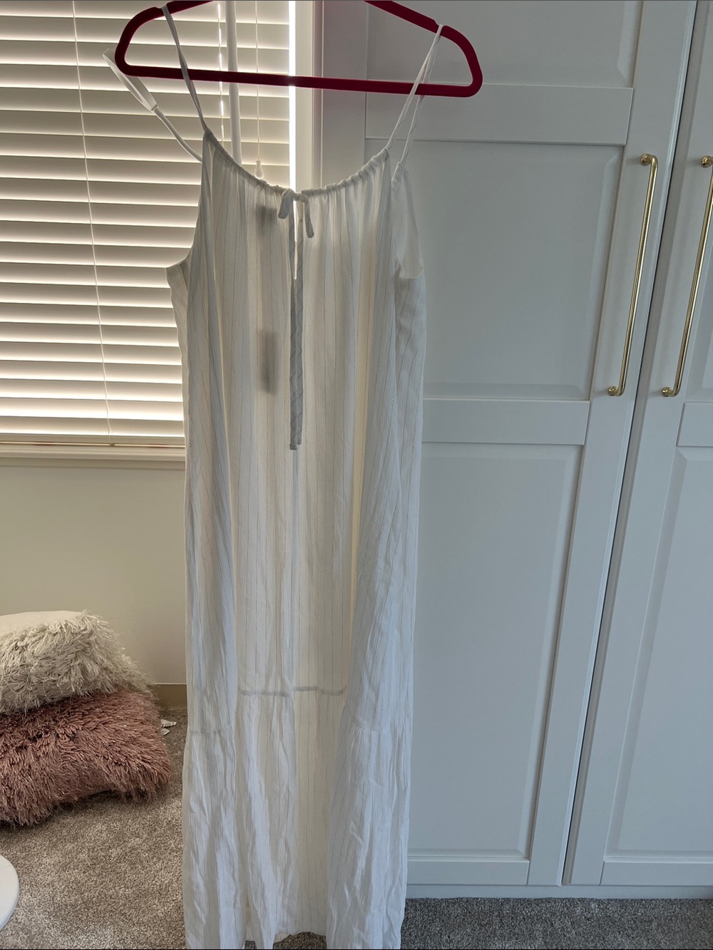 a new day White Maxi Sundress